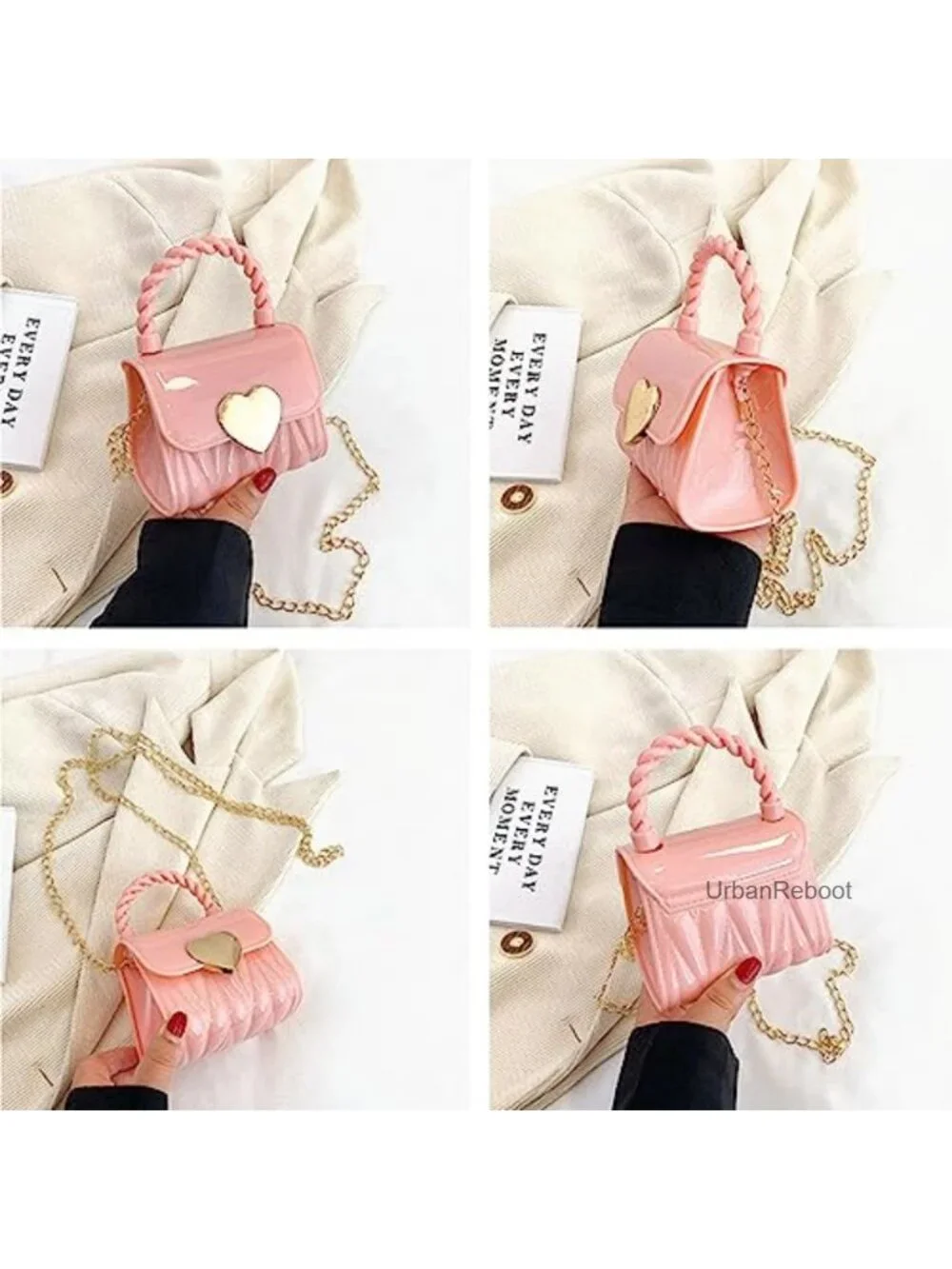 Toddler Girls Mini Silicone Jelly Crossbody Purse Princess Handbag